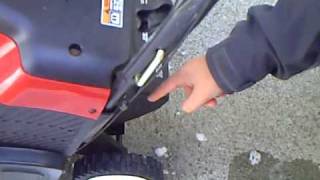 Toro CCR 3650 Snowblower Cold Start [upl. by Nwadahs]