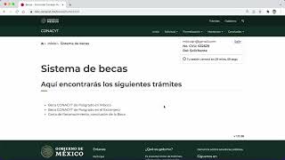 Tutorial Monitoreo BECA CONACyT sin audio [upl. by Nitsed342]