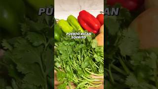 Puerto Rican Sofrito Recipe 🇵🇷 puertoricanfood shorts [upl. by Asfah]