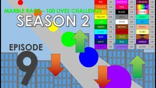 Marble Race  100 Lives Season 2 Part 9 [upl. by Nonnairb]