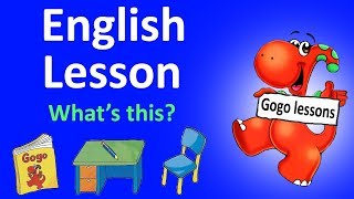 English Lesson 2  Whats this School English  LEARN ENGLISH FOR KIDS [upl. by Harneen]