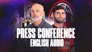 Newcastle v AC Milan  Pioli and Pulisic championsleague Press Conference  LIVE in English [upl. by Atteiram]