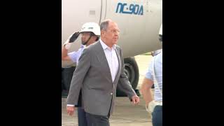 G20 Brazil 2024  Arrival of the Russian Minister of Foreign Affairs Sergey Lavrov [upl. by Colbert]