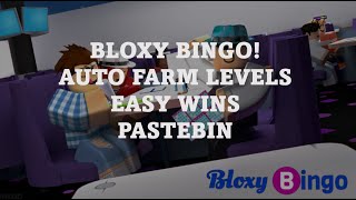 🤞 BLOXY BINGO  FREE ROBLOX SCRIPTHACK  AUTO FARM WINS  LEVEL FARM  AUTO COMPLETE  PASTEBIN [upl. by Micki]