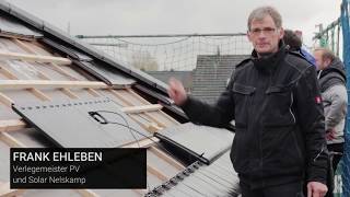 Solarziegel unauffällig ins Dach integriert – Made in Germany By Nelskamp [upl. by Ennaeiluj]