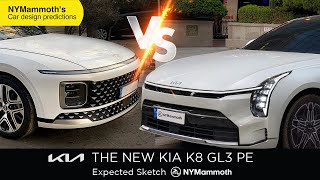 2025 The New KIA K8 Facelift Hyundai Grandeur VS Kia K8 who is the winner of the showdown [upl. by Alic]