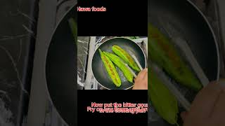 Stuffed karela recipekeema karela recipe hawafoods [upl. by Earlene41]