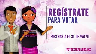 Regístrate para votar desde el extranjero [upl. by Adnolor]