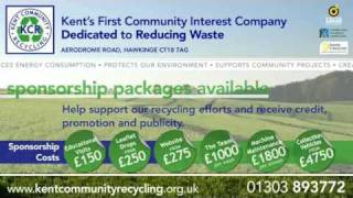 Kent Community Recycling recycling centre in Hawkinge near folkestone Kent [upl. by Dahl]