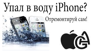 iPhone упал в воду в экране видна вода что делать  Apple Water Damage [upl. by Anasxor]