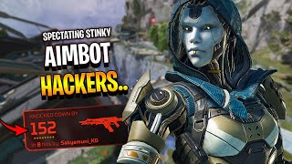 spectating a HACKER with an insane aimbot  Apex Legends [upl. by Travis]