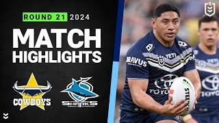 NRL 2024  Cowboys v Sharks  Match Highlights [upl. by Colin]