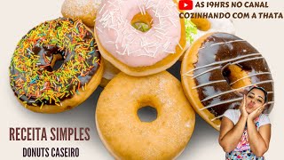 Receita de Donuts Caseiro [upl. by Elison]