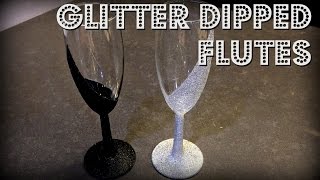 Glitter Dipped Glasses [upl. by Suirtemed]