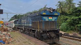 Newly introduced Train no 17040 Vasco Da Gama Secunderabad Express departing from Vasco [upl. by Tamara]