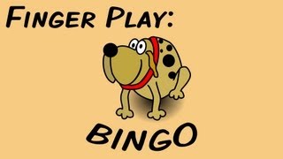 BINGO fingerplay song for children [upl. by Isoj]