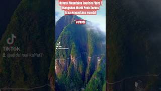 Natural Mountains Tourism Place  Mangshan Wuzhi Peak Scenic Area mountains aerialtravel cry [upl. by Nibaj]