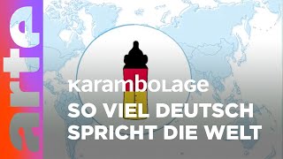 Die deutsche Sprache in der Welt  Karambolage ARTE [upl. by Alekal]