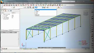 Steel Strcuture Design in Robot Structural Analysis Video02 [upl. by Hsetih]