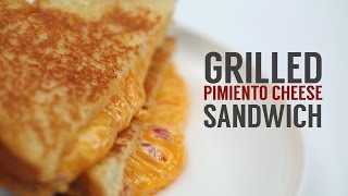 How to Make a Grilled Pimiento Cheese  Sandwich School [upl. by Valentia]