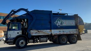 Waste Connection of Canada Front End Loader Toronto [upl. by Nennerb]