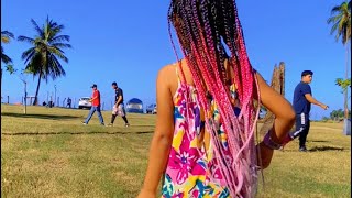 cómo hacer trenzas africanas para niñas trenzas con extensiones peinados infantiles para la playa [upl. by Ot]