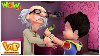 Vir The Robot Boy  Hindi Cartoon shows For Kids  Mad Max bana dadaji  Animated cartoon Wow Kidz [upl. by Rokach]