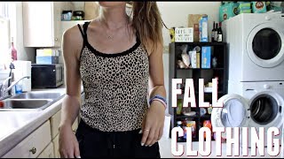 FALL CLOTHING HAUL  Thrifted Vintage Free People [upl. by Lladnar]