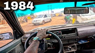 1984 Volkswagen Golf 2 POV Test Drive in Africa [upl. by Eutnoj]