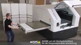 SHARK cut with exchange drawer for Inprocess handling [upl. by Arreyt182]