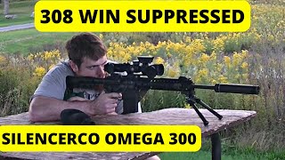 308 Win Suppressed vs Unsuppressed AR10  SilencerCo Omega 300 [upl. by Ofilia]