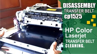 Cara melepas ITB  TRANSFER BELT PRINTER HP CP1525 [upl. by Yemrots85]