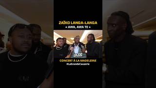 🚨 ZAÏKO LANGALANGA  CONCERT À LA MADELEINE 🇧🇪 Reactions LaGrandeCauserie LGC ZaikoLangaLanga [upl. by Recnal982]