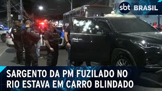 Sargento da PM é executado no Rio de Janeiro  SBT Brasil 181024 [upl. by Haron845]