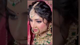 bride makeupdulhanlook😍beautifulbridalmakeupshortsvideo🙂dulhanloo👰viralvideo♥️shortsviral🔥♥️😘 [upl. by Jeffrey]