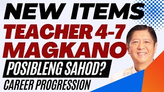 TEACHER 4  7 SALARY MAGKANO CAREER PROGRESSION FOR TEACHERS [upl. by Klug]