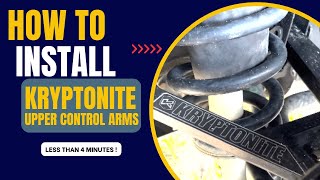 HOW TO install KRYPTONITE upper control arms CHEVYGMC FAST PACE [upl. by Otilia]