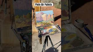 Plein Air Painting Pallets and Pochade Boxes landscapepainting pleinair znp howtopleinair [upl. by Broadbent]