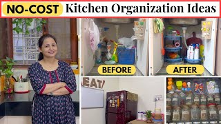 10 CLEVER Kitchen Organization Ideas  NoCost Home amp Kitchen Organization Hacks  Urban Rasoi [upl. by Olivann493]