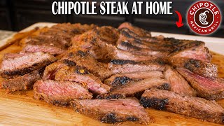 HOW TO MAKE PERFECT CHIPOTLE STEAK AT HOME [upl. by Thayer]