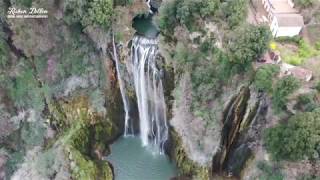 Cascata delle Marmore  AERIAL DRONE 4K VIDEO [upl. by Erda545]