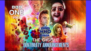 Doctor Who The Giggle Continuity Announcement 2023  BBC 1 [upl. by Budwig]