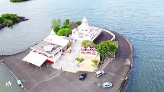 Sagar Shiv Mandir Hindu Temple  Poste de Flacq  Mauritius  Drone Footage DJI Mavic Mini 4K [upl. by Hagile29]