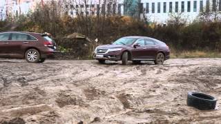 Honda Crosstour offroad [upl. by Yeldahc]