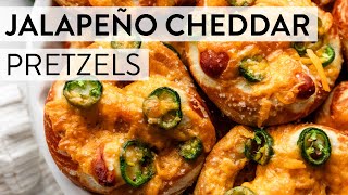 Jalapeño Cheddar Soft Pretzels  Sallys Baking Recipes [upl. by Cassidy967]