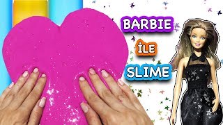 Slime Nasıl Yapılır Barbie Pembe Slime Dila Kent [upl. by Rona]