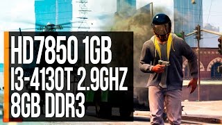 GTA 5  Gameplay Ultra HD7850 1GB  i3 4130T FPS Test [upl. by Ijies]