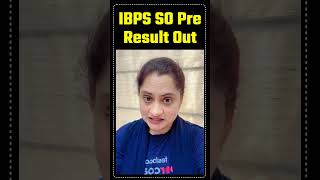 IBPS SO Pre Result Out  How to Check IBPS SO Result 2024  ibpssoprelimsresult [upl. by Manvel548]