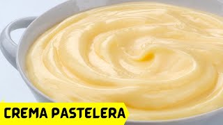 🍰 Cómo hacer CREMA PASTELERA CASERA de MAIZENA ✅ RECETA de Crema para Relleno Fácil y Rápida [upl. by Abekam]