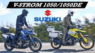 2023 SUZUKI VStrom 1050DE amp 1050 all colors features acessories [upl. by Babbie]